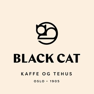 Black Cat Kaffe og Tehus logo
